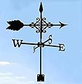 Metal Weather Vane, Farmhouse Weather Vane Roof Mount Animal Wind Direction Indicator Kit Weathervane (Color : F)