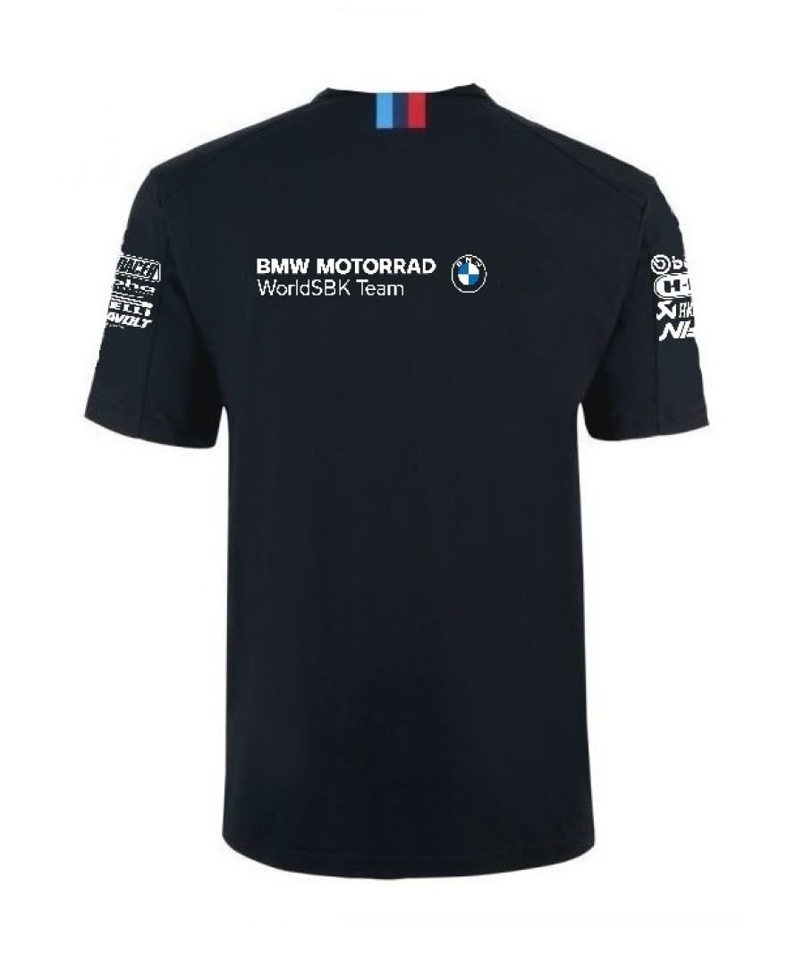 Camiseta Hombres Algodon Replica WSBK BMW Motorrad (Talla L)