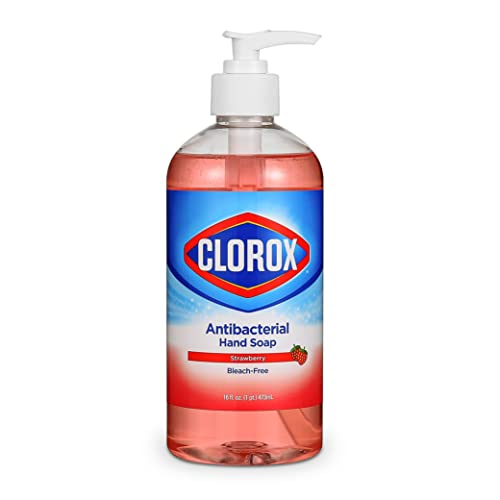 Clorox BB16553 Liquid Hand Soap Pump Oz Hand Soap Liquid Hand Soap Eliminates Germs And Bacteria Soft On Hands Tough On Dirt, Strawberry cover