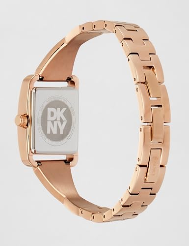 Image of DKNY City Bangle Analog Plain 2-Hands Japanese Movement Square Dial, Diameter 22 x 30 MM, 30 m Water Resistance Women's Wrist Watch - DK1L005M00