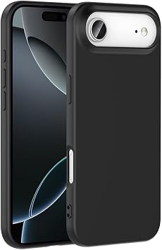 Coverzone iPhone 17 Air  le Uyumlu K l f Z-Mara Lansman Vieri Tam Koruma Arka Kapak Kamera Koruma  k nt l  P r zs z Y zey Siyah