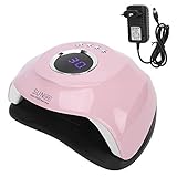 【DISTRIBUCIÓN DE CUATRO MARCHAS】 Lámpara de uñas UV con temporización de cuatro marchas: 10s / 30s / 60s / 99s, que se puede configurar según el tiempo de horneado requerido para diferentes calidades de gel.