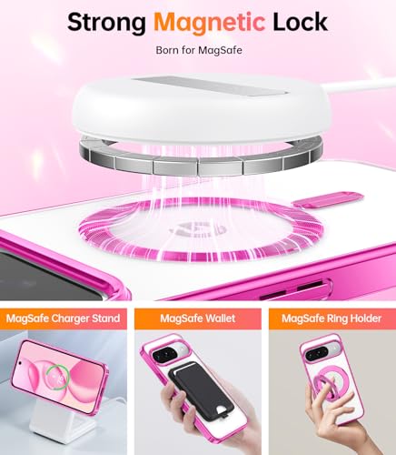 Coque Pixel rose vif Meifigno - Protection silicone compatible Pixel Pro - 5