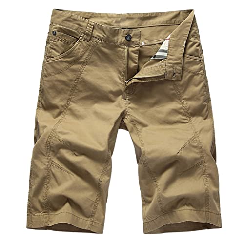 Short cargo masculin en coton léger RLKHXBS au style décontracté