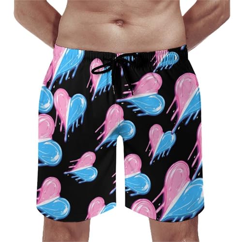 Pantalones cortos de playa transexuales con secado rápido y forro interior transpirable