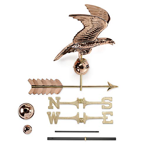 Good Directions 955P Smithsonian Eagle Weathervane, Pure Copper - Image 4