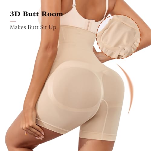 Tummy Control Shapewear Shorts, High Waisted Shapewear for Women, Faja Body Shaper Shorts Under Dresses4