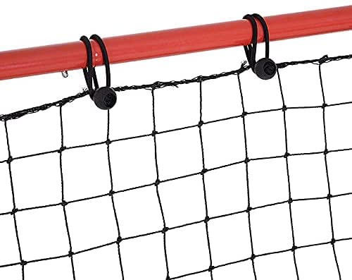 Football Training Net,Small Rebounder Net Practise 62cm*62cm Soccer Kickback Target Goal Play Teens Adults Softballift Training Aid Birthday Gift Red