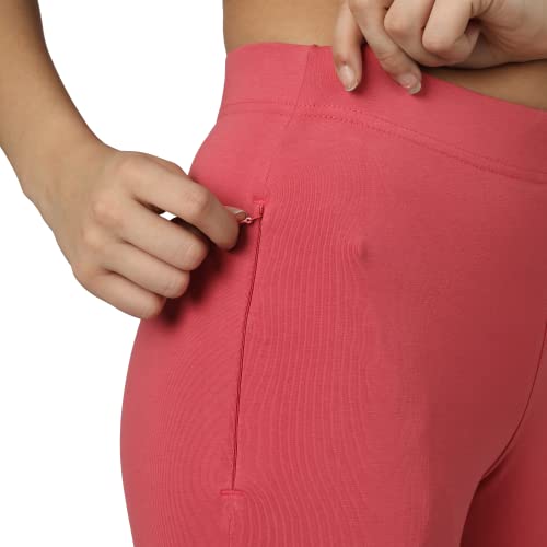 Image of ON&ON Women's Cotton Stretchable Slim Fit Straight Pants Trouser for Casual Wear and Office Wear