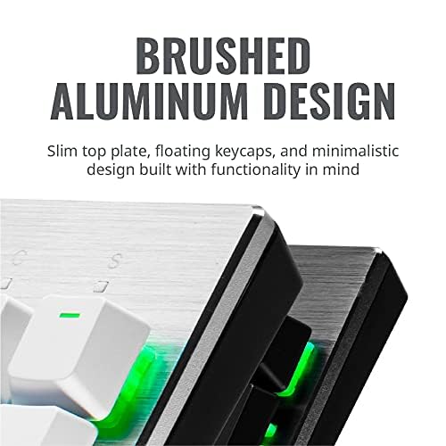 Image of Cooler Master SK652 Mechanical Keyboard with Low Profile Blue Switches, Improved Ergonomic Keycaps, and Brushed Aluminum Desig