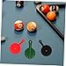 Happyyami 3pcs Billiard Aim Training Pad Pool Aim Trainer Pad Pool Table Trainer Mat Cotton Fabric Tool
