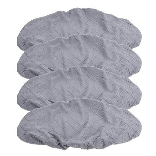 Funda elástica rectangular para taburetes de salón y sillas de cocina resistentes 2