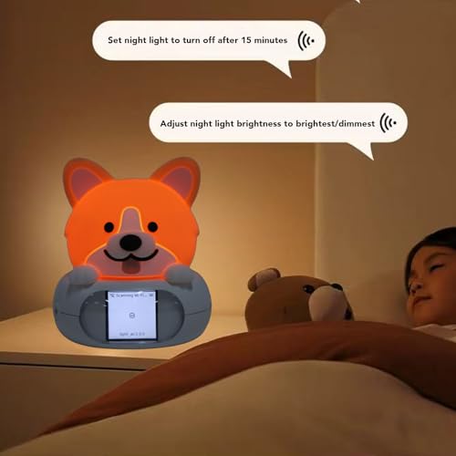 Robot de bureau AI enfant interactif avec commande vocale et écran LCD - 4