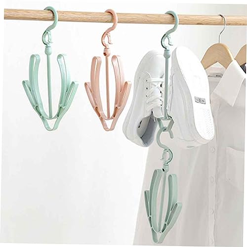 Rack Movible para Secar Zapatos 4pcs Azul Ligero miniatura 4