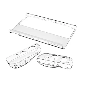 New World Transparent Crystal case Cover for Nintendo Switch OLED , Crystal Clear Protective Cover for Switch OLED Model