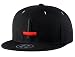 Produktbild Aivtalk Hiphop Baseball Cap Mütze Schwarz Snapback Unisex Baseball Kappe Hut with Adjustable Strap