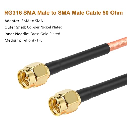 Cable SMA macho a SMA macho RG316 que elimina interferencias en antenas 2