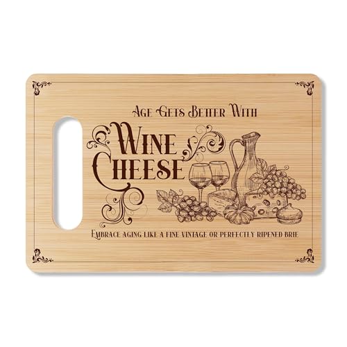 Tabla de Cortar de Bambú para Cocina, Ideal como Regalo para Cumpleaños o Navidad, con Diseño Divertido, para Mujeres, Amigos, Familia, Vecinos y Colegas miniatura 1
