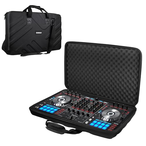 Image of DJ Case - 27.2 inchx15.7 inchx4 inch - Fits Pioneer DJ Controller RX,SX,SX2,SX3 /DDJ-FLX6 /Denon MC7000 - Hard Shell Traveling Case - EVA Protection - For DJ Equipment