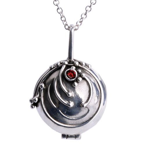Mempire Elena's ketting S925 Sterling zilveren Zirkoon Charm Hangers Elena Gilbert Vampire Diaries Vervain Ketting Creatief cadeau voor vriendin, Sterling zilver, Zirkoon