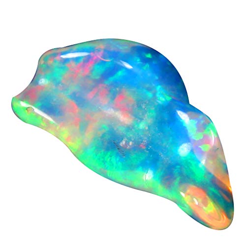 Opale arc-en-ciel d'Éthiopie de 7.02 ct, une gemme naturelle d'exception non chauffée