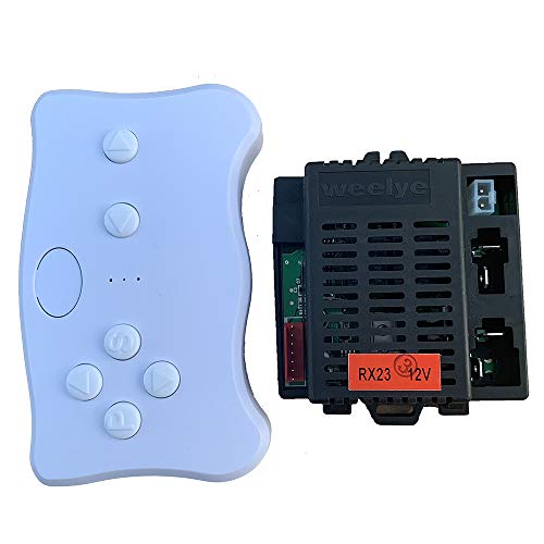 weelye RX23 2.4G Bluetooth Remote Control and Receiver Kit Kids Powered Ride On Car,Controller Control Box Accessories for Children Electric Ride On Car Replacement Parts