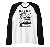 Les poissons sont disponibles en 3 tailles, pour la pêche Manche Raglan
