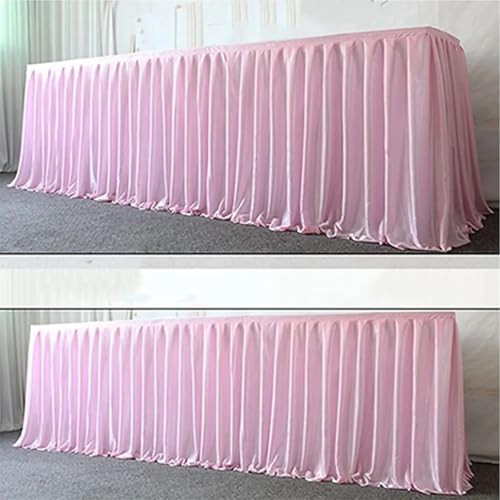 Nappe de fête plissée pour cacher les pieds de table laids - 4