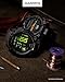 Garmin Instinct 3 45mm AMOLED Display Outdoor GPS Smartwatch, Metal-Reinforced Bezel, Built-in Flashlight, 18 Days Battery Life, Black (010-02936-00) with Earbuds Bundle