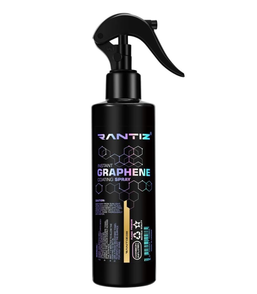 Graphene Spray, ADVANCED Nano-TECH Made in Canada for Paint, Plastics, Glass, Tires, Leather.