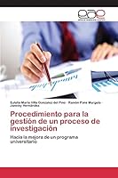 Procedimiento para la gestión de un proceso de investigación 3659092428 Book Cover