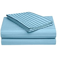 Sofrito Super King Size Bedsheet Set (108"x108") - 300 TC Cotton Feel Microfiber, Parrot Green, With 2 Pillow Covers - View #10