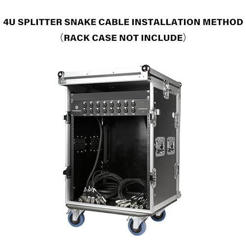 Cable divisor TRS XLR PRORECK multi-canal para rack de escenario y estudio de grabación 6