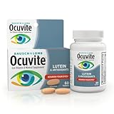 Ocuvite Eye Vitamin & Mineral Supplement, Lutein & Antioxidant Vitamins A, C & E, Zinc for Eye Health & Support, Vitamins for Eyes, 60 Tablets