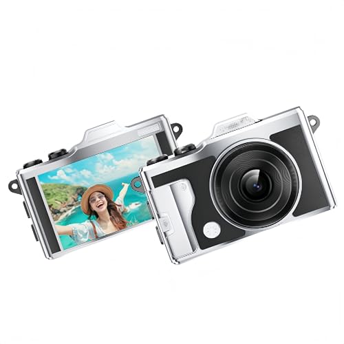 Caméscope de style vintage 4K 48 MP petit format pour voyage