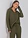 ANRABESS Women Two Piece Outfits Sweater Sets Lounge Waffle Knit Pullover Matching Wide Leg Pants Tracksuit 2025 Fall Fashion X-Large
