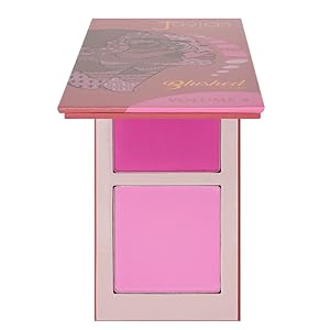 Juvia’s Place Blushed Duo Blush Volume4 – Two Tone Pigmented Buildable Pressed Mineral Powder – Rosy Natural Cheeks Matte Fresh Finish for All Skin Color