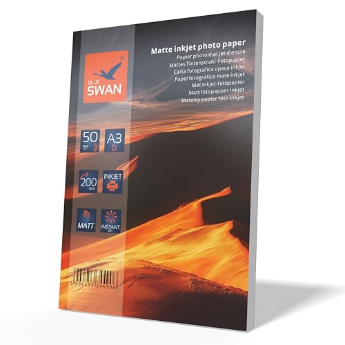 Papel Fotografico A3 Plus Marca BLUE SWAN