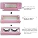 40 Pieces Empty Eyelashes Packaging Box Lash Packaging and False Lash Trays, 20 Pieces Empty Eyelash Boxes Lash Box Packaging Empty with 20 Pieces Empty Eyelash Tray (Pink)