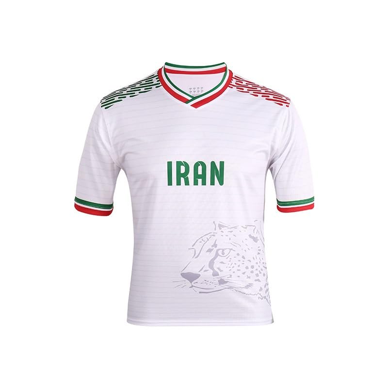 Solastride 2026 Men's Football Jersey National Team Home Jersey Fan Version Soccer Jersey Supports Multiple Teams in Europe/America/Asia/Africa(Iran,XL)