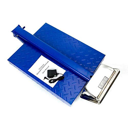 MOCCO 660lbs/300kg Industrial Platform Weight Computing Bench Scale Accurate Digital Large Platform Shipping Balance Postal Scales for Postal Shipping Mailing Package Price Computing Warehouse Luggage