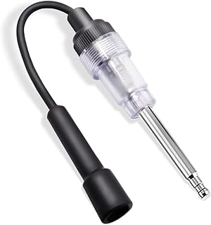 Inline Spark Plug Tester, Straight Boot Engine Ignition Tester Light Easy to Use, Small Armature Diagnostic Detector Tool for Automotive, Car, Lawnmower, Motorcycles, Internal External Engine