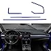Lot de 4 autocollants pour tableau de bord pour grille d'aération de 10e génération Civic Honda Civic Sedan Hatchabck Coupé 2021 2020 2019 2018 2017 2016 - Bleu