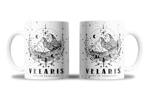 newseny Taza inspirada en Acotar Velaris con frase: City off Starlight - Regalo para fans de la mejor saga fantástica | Cerámica 355ml (Velaris Estrellas) newseny Taza inspirada en Acotar Velaris con frase: City off Starlight - Regalo para fans de la mejor saga fantástica | Cerámica 355ml (Velaris Estrellas)