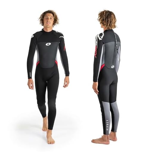 Osprey Neoprenanzug Origin“ für Herren, 3 mm , rot , X-Large
