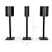 Atlantic Bookshelf Speaker Stands - Steel Construction, Pedestal Style & Built-in Wire Management, Support Bookshelf-Style Speakers up to 20 lbs. PN 77335799 - Black 2-Pack