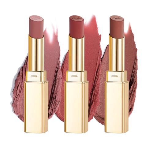 Image of Oulac Matte Lipsticks for Women Set, Silky Velvet Matte Lipstick, Soft Smooth Texture, High Impact Lip Color, Not Dry Lightweight Formula Infused with Vitamin E, Vegan RM01+05+06
