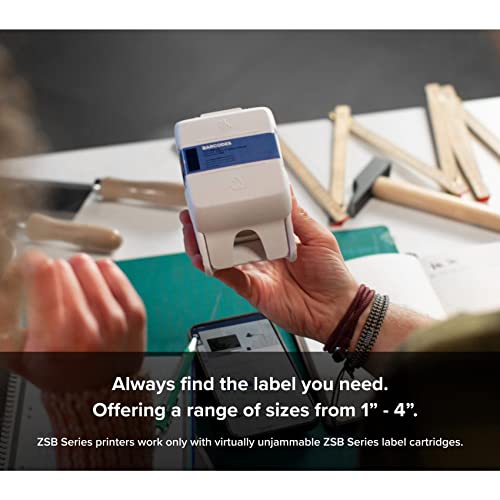 Zebra Zsb-Dp14N Zsb Series 4" Small Business Wireless Direct Thermal Only Label Printer, White - 300 Dpi, Cloud Connected Wifi Bluetooth, Labeling For Address, Folders, Shipping, Barcodes #TOP6