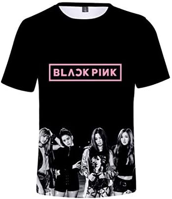 Kpop Printing T-Shirt Jisoo Jennie Rose Lisa Jisoo Shirt Tee For Womens Mens