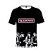 Fashinn Kpop Blackpink 3D Printing T-Shirt Jisoo Jennie Rose Lisa Jisoo Shirt Tee for Womens Mens
